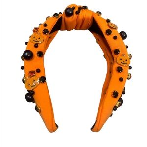 Adult Orange Halloween Pumpkin Headband